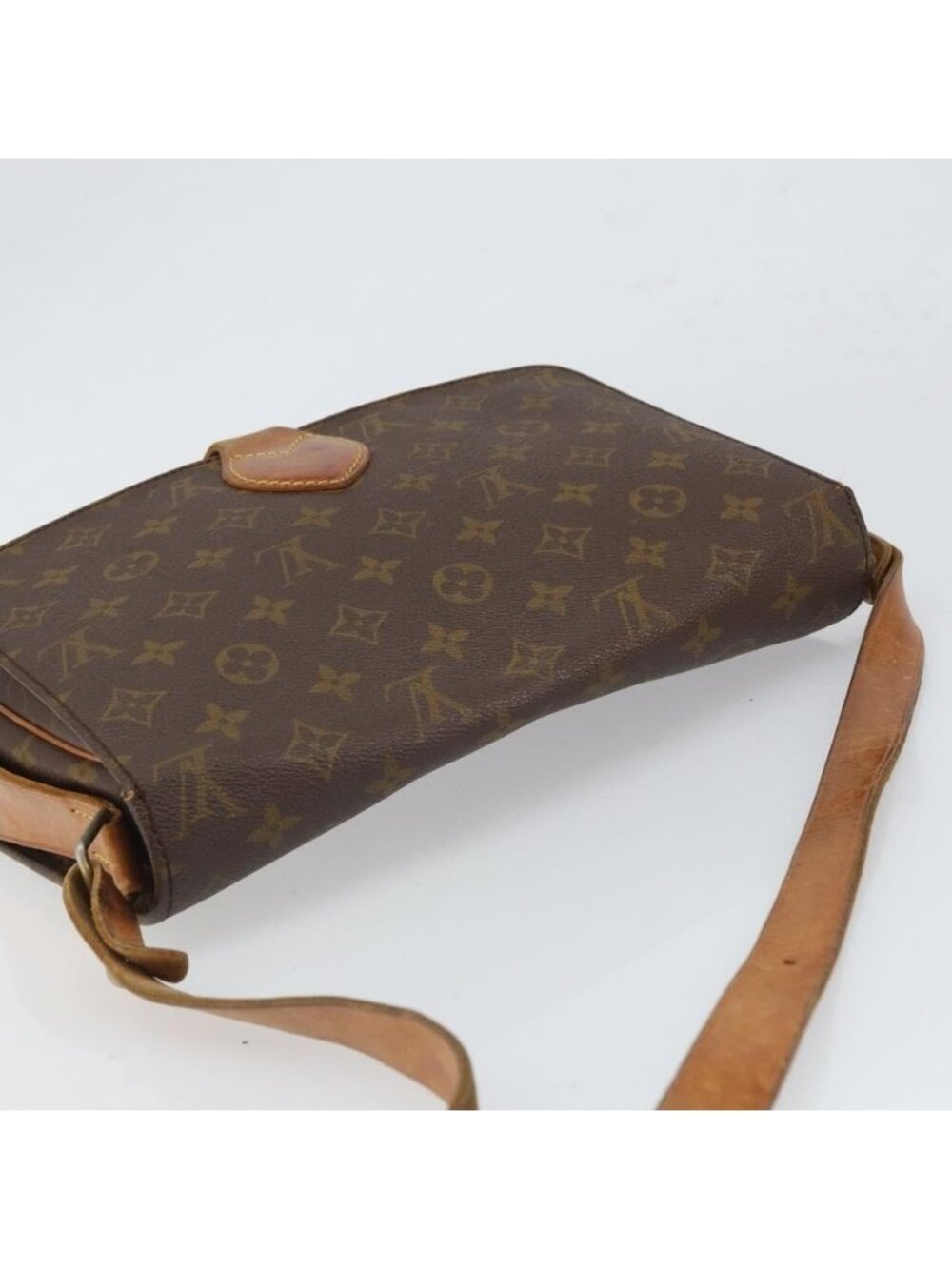 Authentic LOUIS VUITTON Monogram Cartouchiere GM Shoulder Bag M51252 LV - Picture 13 of 16